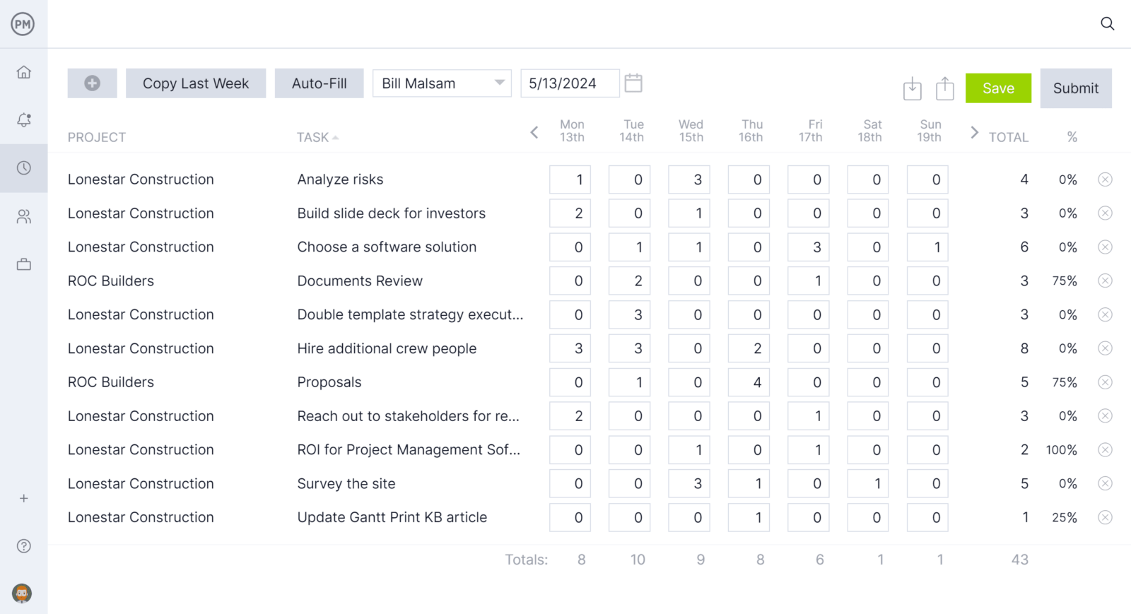 Timesheets image